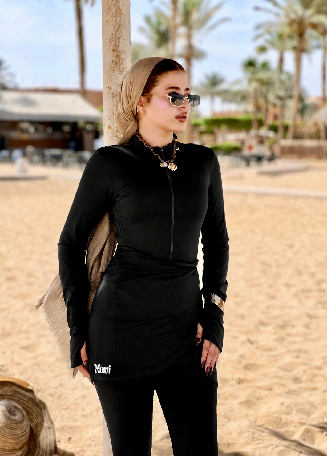 Noir Mermaid Basic Burkini