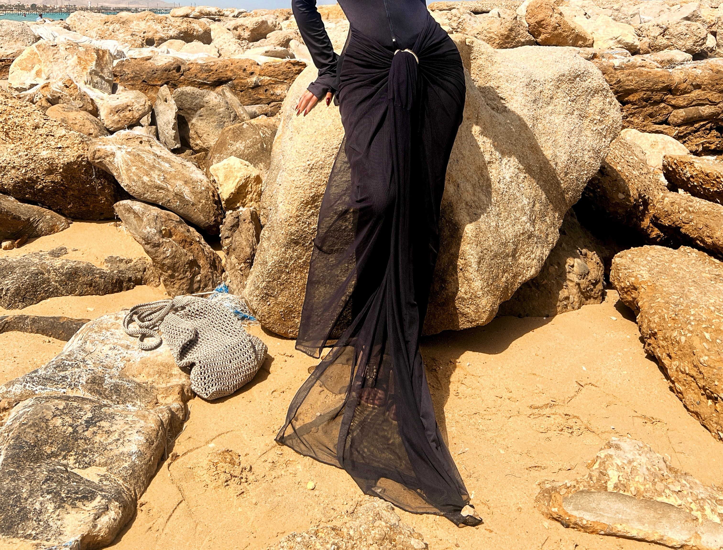 Noir Mermaid Cover Up