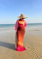 Sunflare Mermaid Burkini with Cardigan