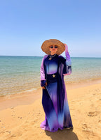 Moonwave Mermaid Burkini with Cardigan